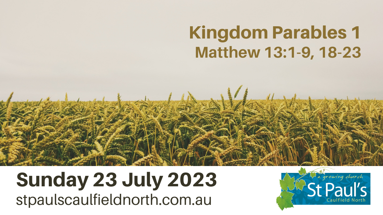 Kingdom Parables - The Parable Of The Sower || Matthew 13:1-9 & 18-23 ...